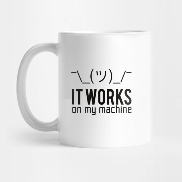 Programmer T-shirt - It works on my machine by Anime Gadgets